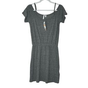 c and c california t shirt dress C and C California Womens Size S Short Sleeve Blue And White Striped Shirt Dress